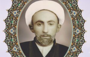 ادیب خوانساری خفته در جوار آستان حضرت شیخ صدوق